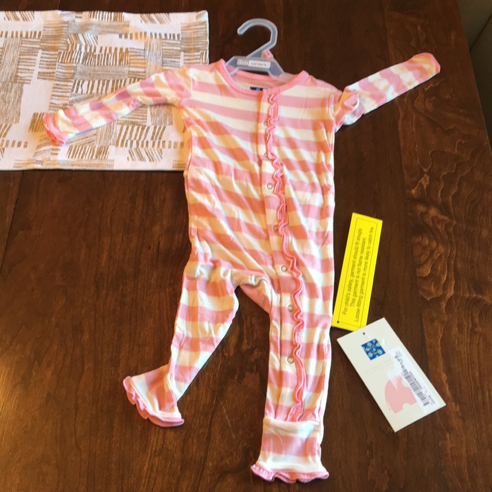 Kickee Pants ruffle coverall